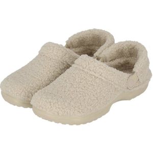 Apollo - Dames - Huisschoenen - Sand - Teddy - Maat 37/38