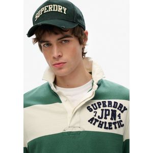 Superdry - Varsity Logo Truckercap - Groen - 100% Katoen