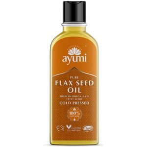 Ayumi - Pure Flax Seed Oil - Lijnzaadolie - 150 ml - Koudgeperst