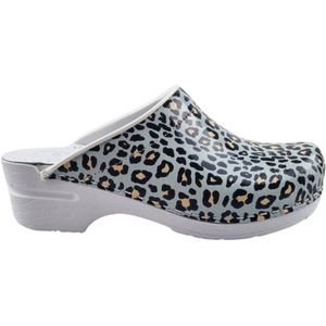 Medische dames klompen PU zool - PU klompen met kunststof zool - ziekenhuis klompen - zorgklompen - DINA CLOGS - Fruit mix - maat 37