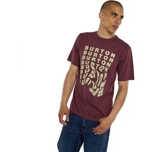 Burton Virga T-shirt Met Korte Mouwen Rood S Man