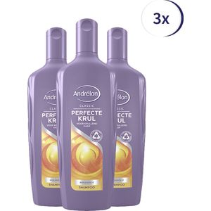 Andrélon Perfecte Krul Shampoo - 3 x 300 ml - Voordeelverpakking