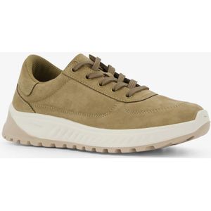 Hush Puppies - Suede Sneakers - Taupe - Dames - Extra Comfort - Memory Foam