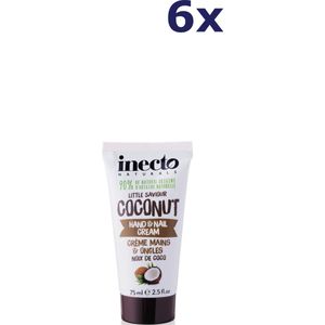 Inecto - Naturals Coconut - Hand en Nagel Crème - 6x
