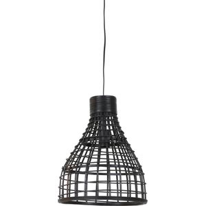 Light & Living Hanglamp Puerto - Rotan Zwart - Ø34cm