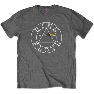 Pink Floyd - Circle Logo Kinder T-shirt - Kids tm 10 jaar - Grijs