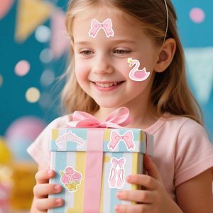 JHubers Goods - Roze Ballet Dansstickers voor Meisjes - Set van 500 Stuks - Ballerina Thema - Laptop Fles Koffer Decoratie - Verjaardag Feestcadeau