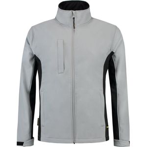 Tricorp Soft Shell Jack Bi-Color - Workwear - 402002 - Grijs / Zwart - maat 5XL