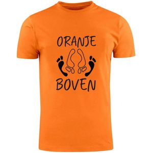 Oranje boven Oranje Dames T-shirt | koningsdag | koning | bier