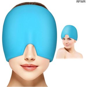 RFWR® Herbruikbare Migraine en Hoofdpijn Verlichtingscap – Koude en Warme Therapie voor Snelle Pijnverlichting