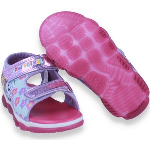 Paw Patrol Meisjes Sandaal Met Lichtjes Lila | Beige | Maat: 24