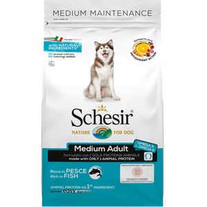 4x Schesir Hond Dry Maintenance Medium Vis 3 kg