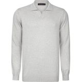 Felix Hardy Gebreide Polo Trui - Polo Kraag - Sweater - 100% Katoen Heren Grijs - 2Xl