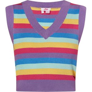 Mymo - Gebreide Trui - Violet - Dames - Cropped Model