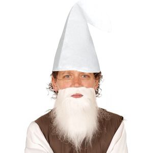 KATELUO Dwergenmuts, kaboutermutsen, kap vilt kabouterhoed, dwergen puntmuts, kaboutermuts, voor carnaval, theater, themafeest (rood