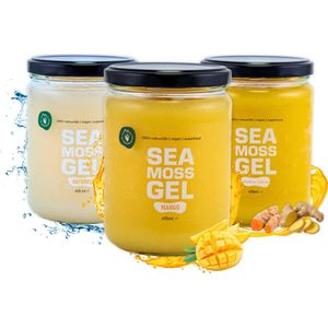 Onze Top 3 - Sea Moss Gel - Superfood - Supplement - 300 ml - 92 Mineralen - Irish moss - Immuunsysteem - Gezonde huid - 6 weken verpakking