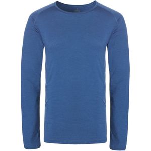 NOMAD® Pure Merino Longsleeve Heren | Blauw | S | Lange Mouw Thermoshirt | 100% Merinowol