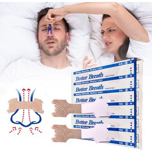 Neusstrips - Neuspleisters - Neusspreider - Neusstrips snurken - Neuspleisters snurken - Anti snurk - Anti snurk producten - Anti snurk pleisters - Jumbo pack - Maat S/M - 250 Stuks - Zorg voor een betere nachtrust!