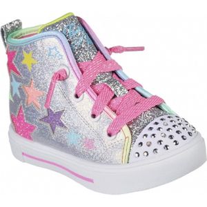 Skechers  - TWINKLE SPARKS-STAR GLITZ - Silver/Multi - 21
