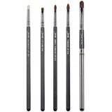 Jessup - Lippenset - Professionele Lip-Make-upborstels - Zwart en Zilver - 5 Stuks