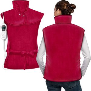 Sinnlein - Warmtekussen - Wijnrood - 60 x 85 cm - Elektrisch met 3 Temperatuurstanden