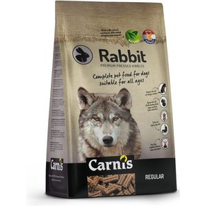 Carnis Rabbit Regular geperst hondenvoer 12,5 kg - Hond