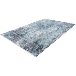 Flycarpets Modern Vloerkleed Colonia - Kleur: Grijs / Blauw - Afmeting: 160x230cm