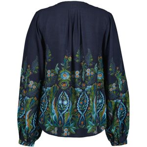 DIDI Dames Blouse Air Blue Pintura print maat 34