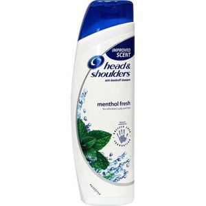 4x 250 ml Head & Shoulders anti-roosshampoo Menthol Fresh