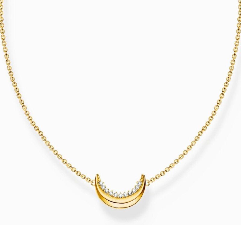 Thomas Sabo - KE2299-414-14 - Ketting - Geel Goud Verguld - Gerecycled Zilver - 40-45cm
