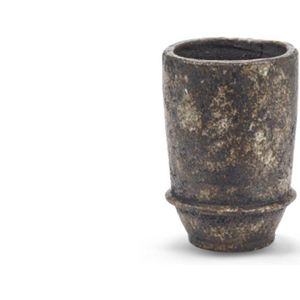 Serax Bloempot-Plantenbak Dune Kelly Wearstler Bruin-Donker Bruin D 18 cm H 26 cm