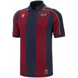 Macron - Levante UD 25/26 - Thuis T-shirt - Korte Mouwen - Blauw en Granaatrood