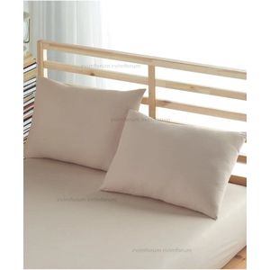 Kussenslopen – 100% Katoen – De Linde Home – Set van 2 – Zachte Kussenslopen – Beige – 60x70 cm – Ranforce Katoen – Zacht & Ademend – Perfecte Pasvorm – Hypoallergeen – Duurzaam – Stijlvol & Comfortabel