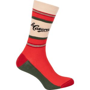 Le Patron Casual sokken Rood Ecru - Classic Jersey La Casera 35/38