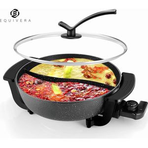Equivera Hotpot - Hotpot Pan - Chinese Fondue - Chinese Hotpot - Hot Pot Pan Chinees
