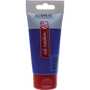 Acrylverf tac 504 ultramarijn tube 75ml | Tube a 75 milliliter