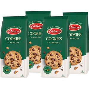 Delacre Cookies Choco Classic - 8 koeken per pak - 136g x 4