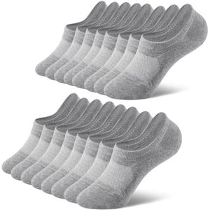 No Show Sneakersokken Unisex - 8 Paar Onzichtbare Sokken voor Heren en Dames (Maat 35-50)