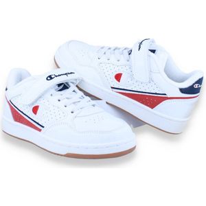 Champion JR Delray Velcro Low Wit-Rood
