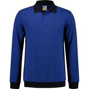 Lemon & Soda 4700 Unisex Regular Fit Polosweater-Royal Blue/BK-XXL