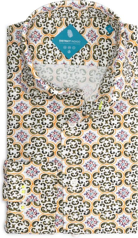 District Indigo Performance Overhemd Multi (7.31.025.721.374 - 374)