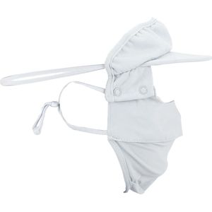 Nordivar - Volgelaatsmasker met verstelbaar vizier en UV-bescherming in blauw, 17 cm.