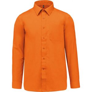 Luxe Herenoverhemd 'Jofrey' lange mouwen Kariban Oranje maat 4XL