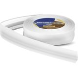 DQ-PP - Zachte Plint - Wit - 5 m - 32 x 23 mm - PVC - Zelfklevend