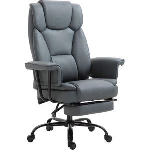 Nancy's Maskall Executive Chair - Grijs - Staal, Mdf, Foam - 26,77 cm x 31,5 cm x 49,6 cm