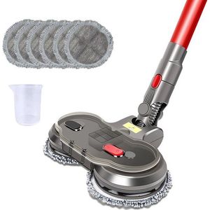 Elektrische Mop dweil voor Dyson Steelstofzuiger - Dweilsysteem voor V7 / V8 / V10 / V11/ V15series - Vloerwisser - Vloermop - Nat & droog Mop