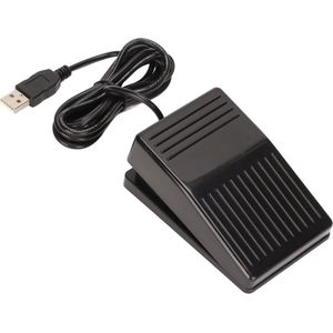 USB-voetschakelaar Singal-pedaalvoetschakelaar - 2 Meter Kabel - Aangepaste Computerspelbesturingsactie - Toetsenbordmuis PC-laptop .