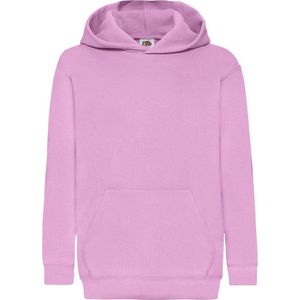 Fruit Of The Loom Kinder Unisex Sweatshirt Met Capuchon / Hoodie (Licht Rose)