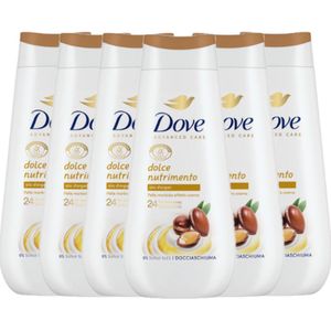 Dove Advanced Care - Douchegel - Nourishing Care - Argan Oil - 6x 225 ml - Voordeelverpakking