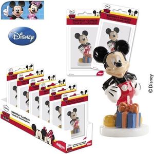 Disney Mickey Mouse verjaardagskaars 8 cm.